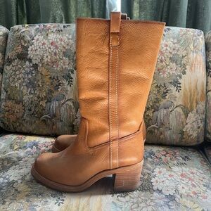 Cleo & Wolf  Tan Leather Women's Boots